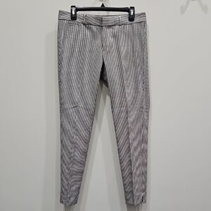 Banana Republic Sloan Black and White Dress Pants Tailored Fit